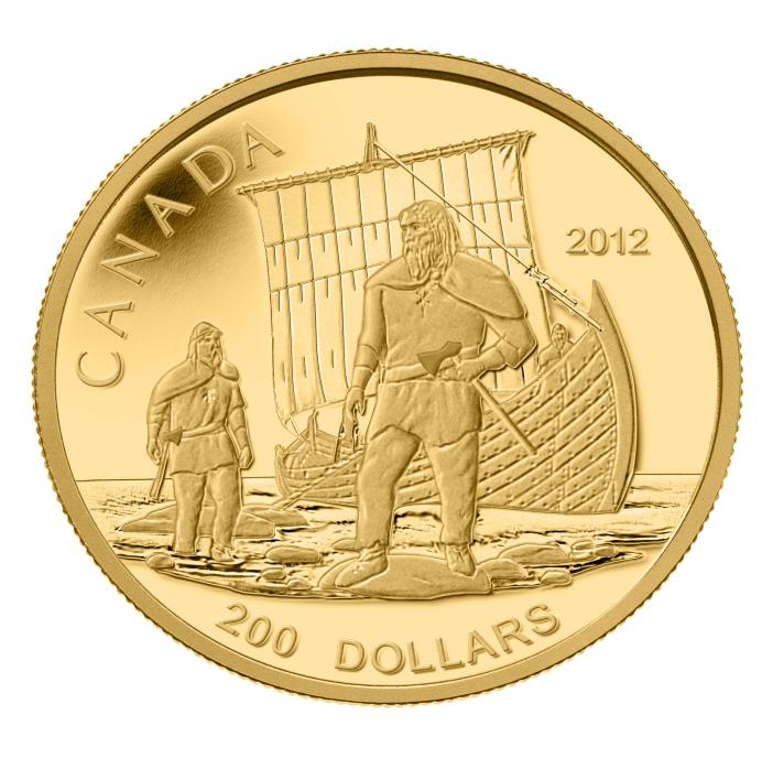 Canadas 200 dollarmynt i gull