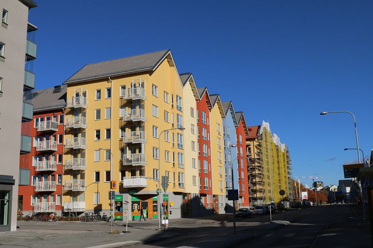 Kapellgärdsallén (Råbyvägen), Uppsala, Riksbyggen