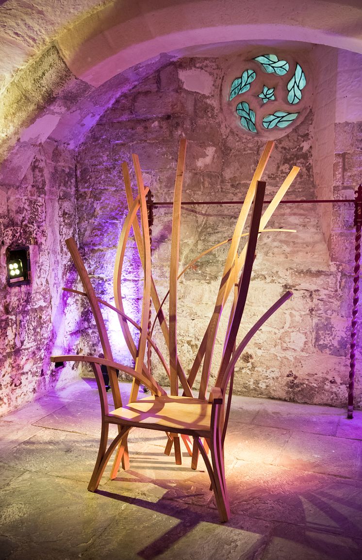 The Story Chair was unveiled on Friday 8 September
