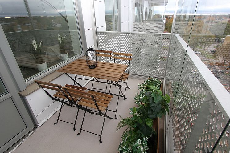 Tallhöjden Hjalmar Petris v 4 balkong