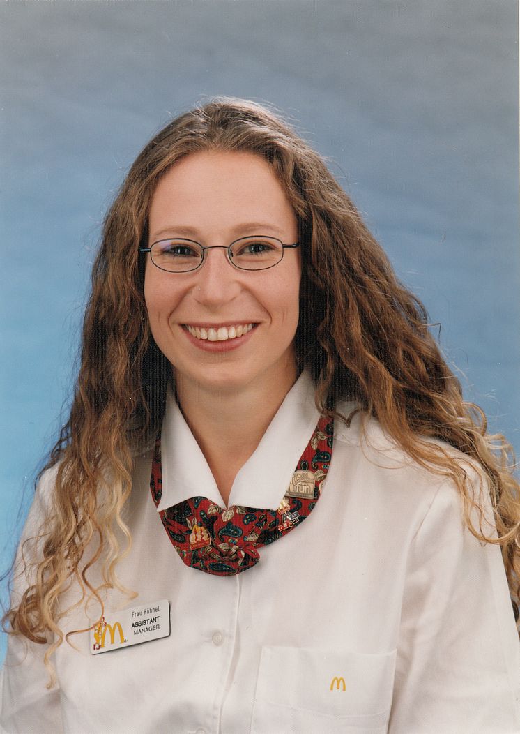 Heike Rudert - 1998 während ihrer Ausbildung
