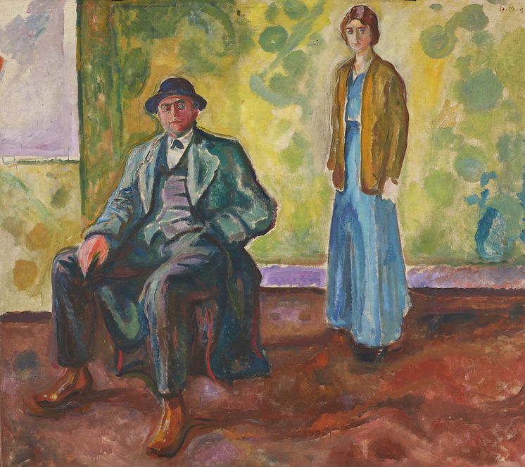 Edvard Munch - Christian og Hjørdis Gierløff, 1913-14