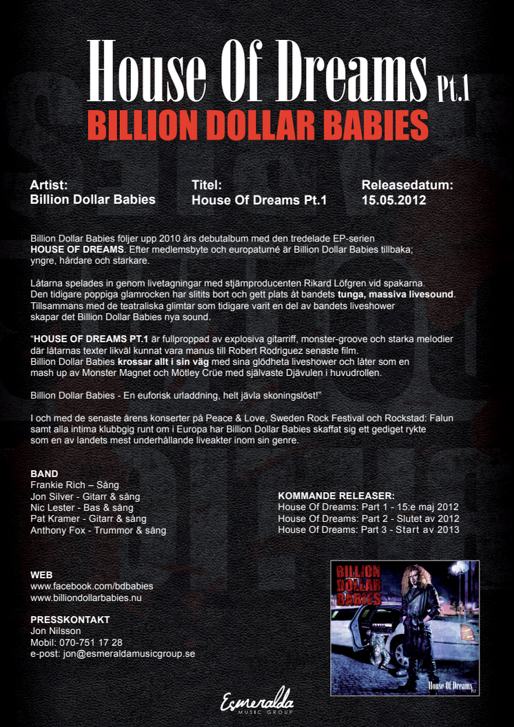 Billion Dollar Babies släpper ny EP serie.