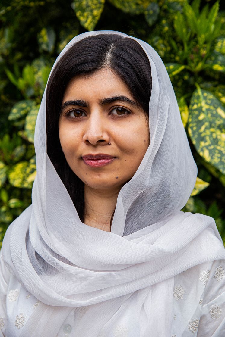 Malala Yousafzai Malik, porträtt, 2022.
