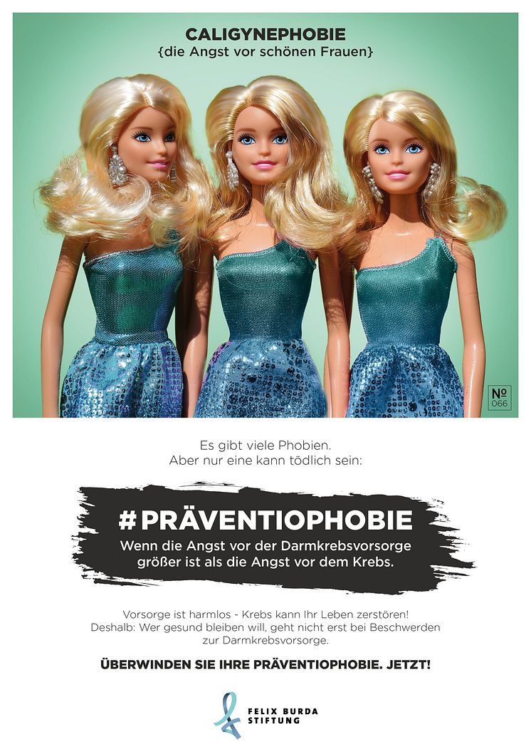 Anzeigenmotiv "schöne Frauen" der Kampagne Präventiophobie