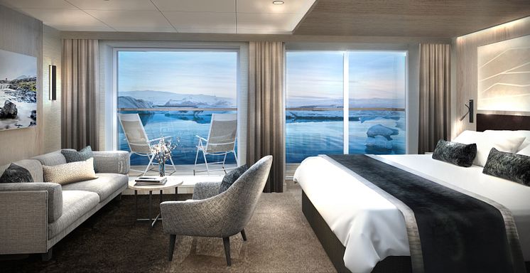 MS Finnmarken - Balcony Suite
