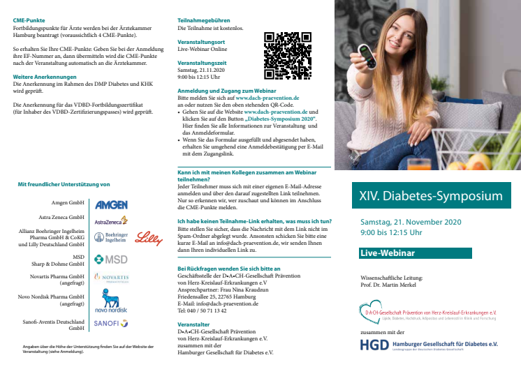Flyer XIV. Diabetes-Symposium
