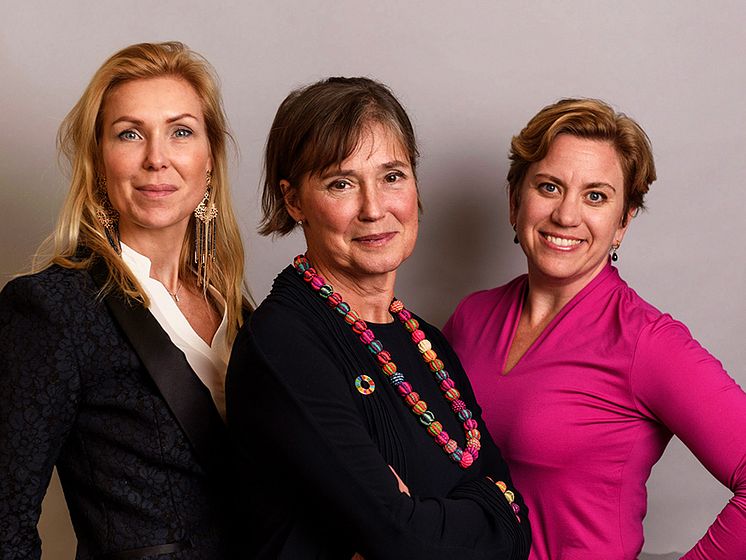 Jessica Löfström, Monica Lindstedt, Maria Matsson Mähl från Nätverket 17.