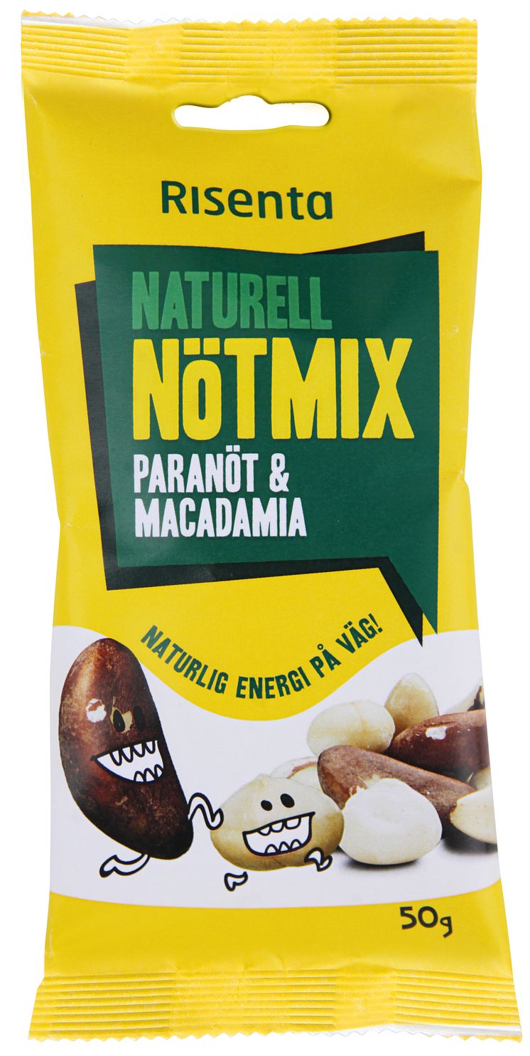 Naturell Nötmix paranöt och macadamia