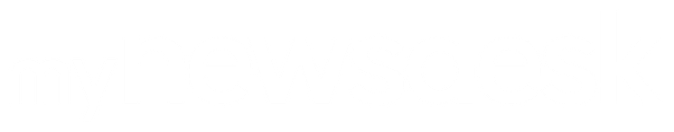 Mynewsdesk Logo logo white