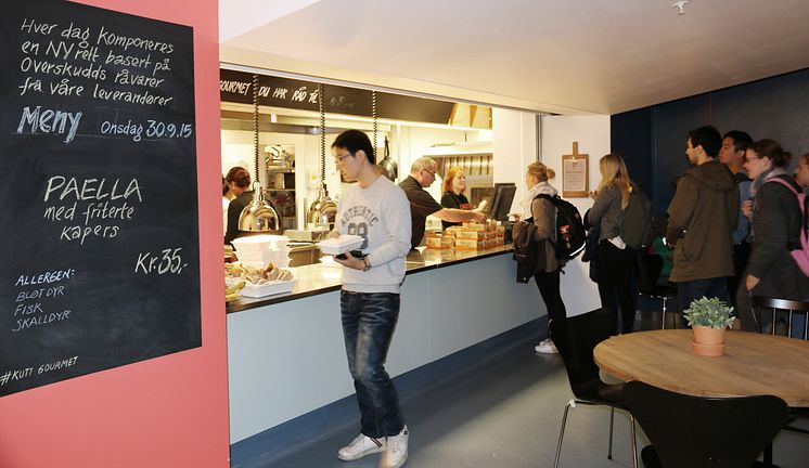 KUTT Gourmet permanent pop-up-kafe på Blindern