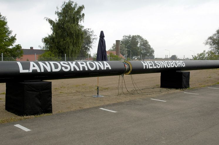 Fjärrvärmeledning Landskrona 2005