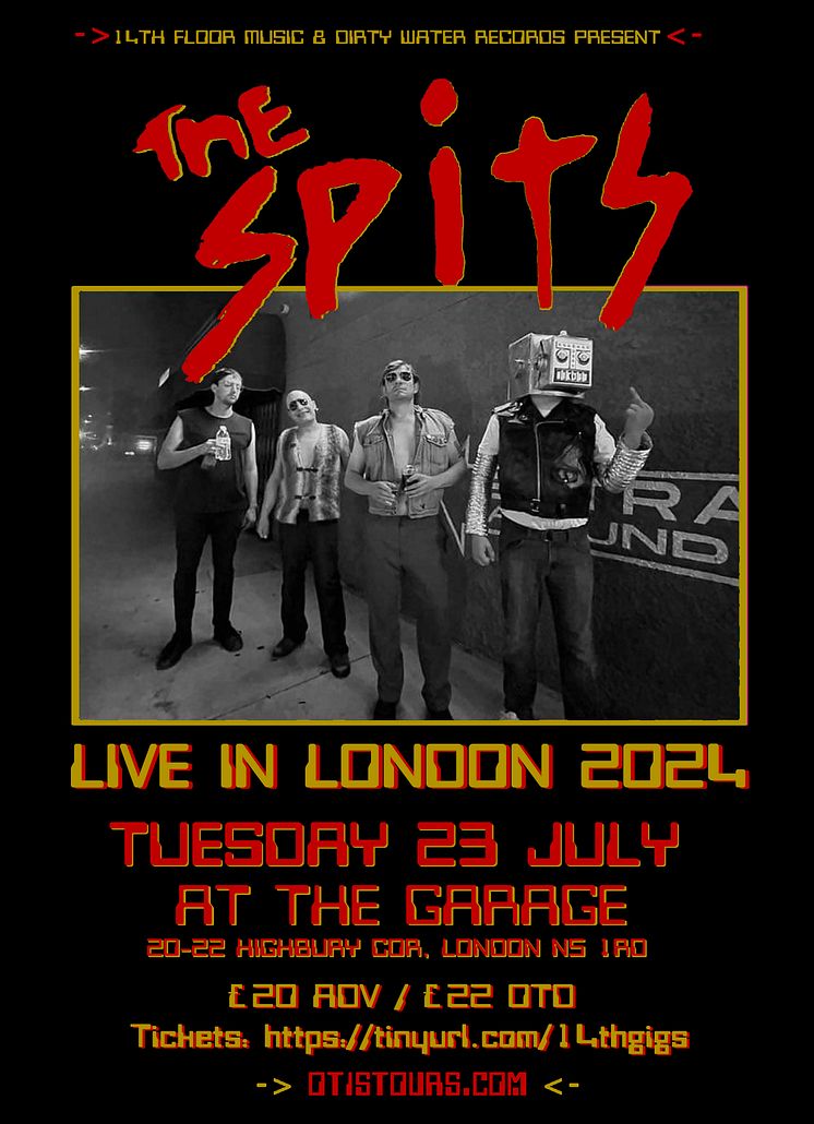 The Spits Poster London 2024