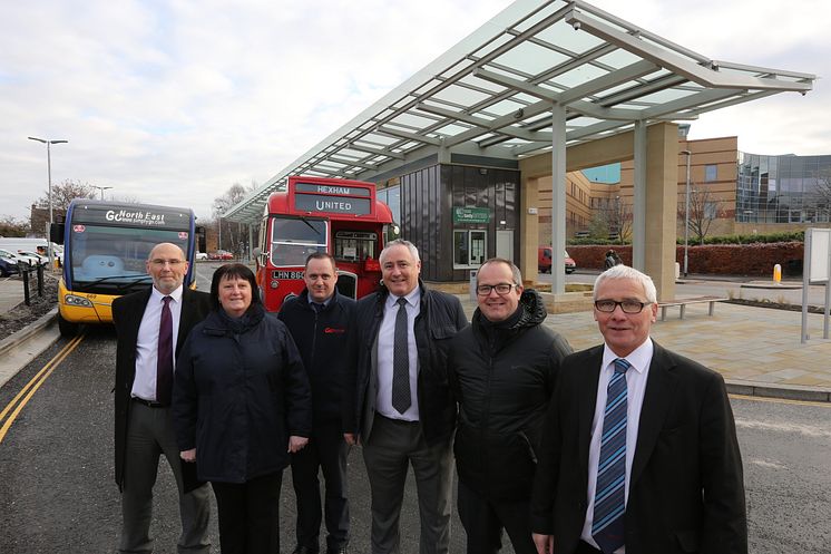 Opening of Hexham's new bus station