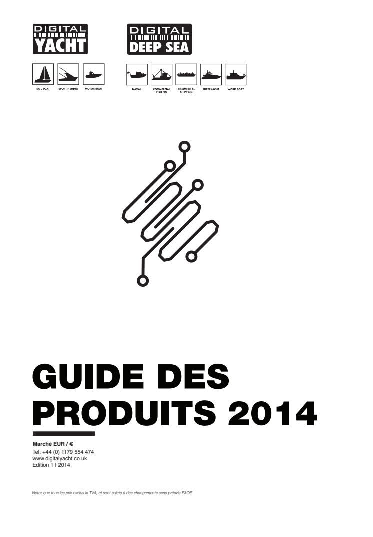 Digital Yacht 2014 Guide des produits et des prix en Francais