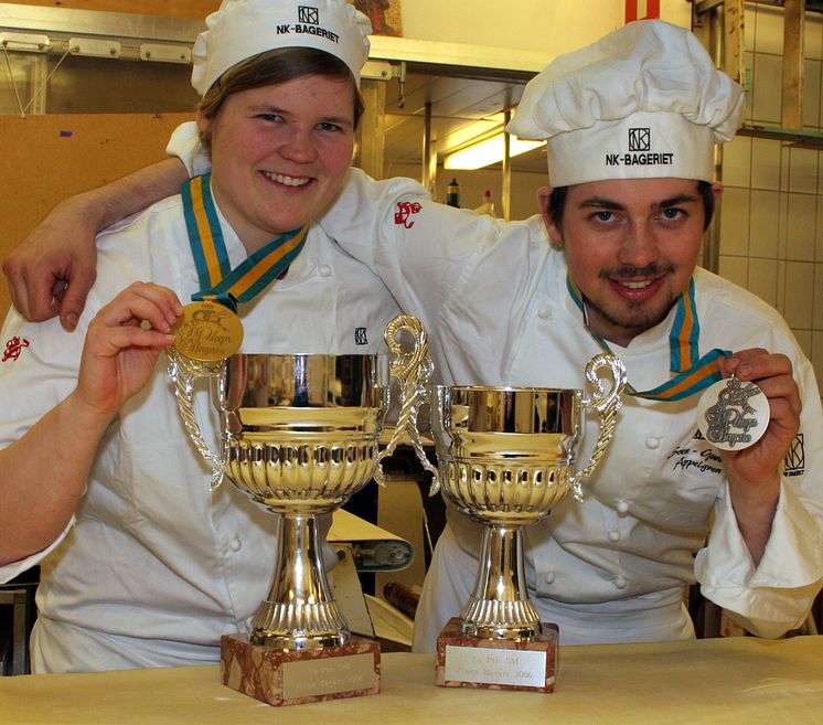 Guld- och silver till NK Bageriet i SM för unga bagare