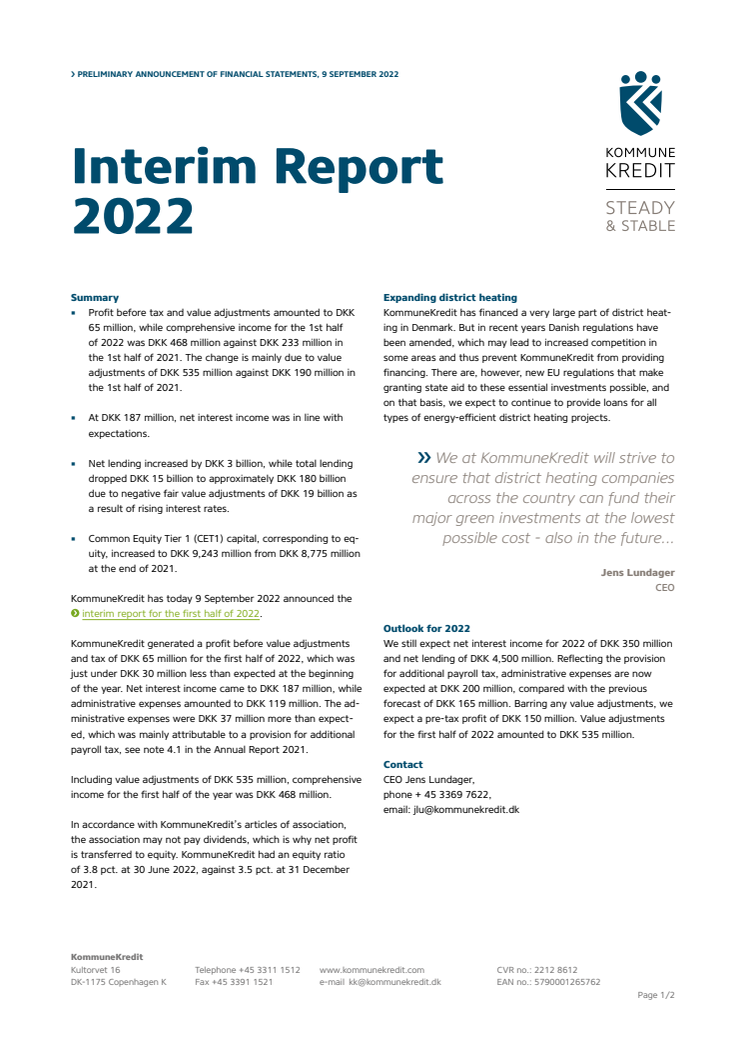 KommuneKredit press release on Interim Report 2022.pdf