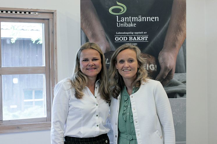 Aina Hagen og Mette Nygård Havre på Unibakedagen 2019