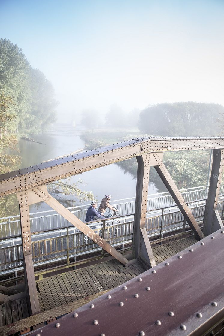 Die Ruhrbrücke in Wickede ©RuhrtalRadweg