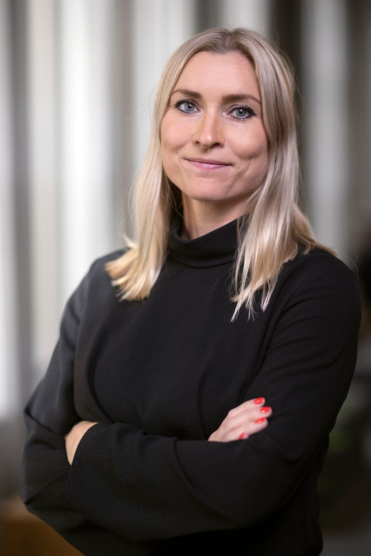Jenny Elveljung, sälj- och marknadsansvarig på AO Bostad Norr