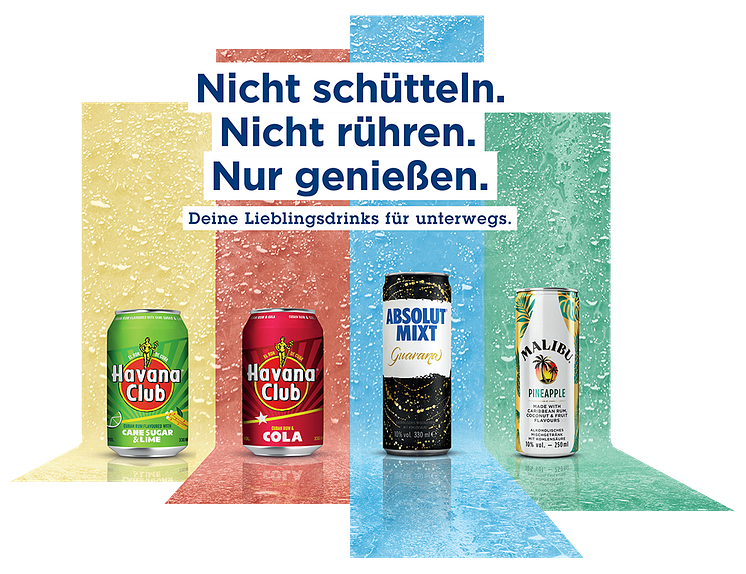 Neues Ready-to-Drink Portfolio von Pernod Ricard Deutschland