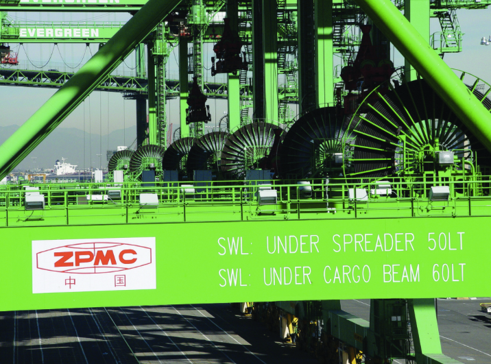 Cavotec cable reels powering STS container cranes