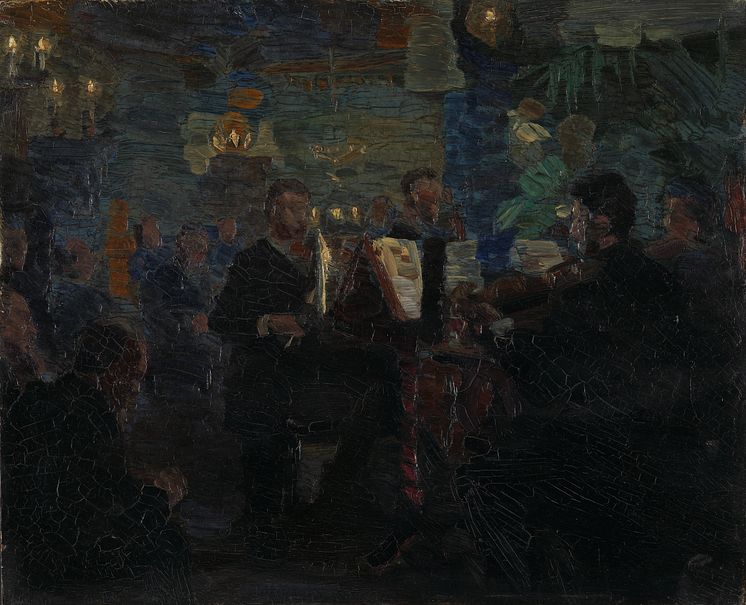 Peder Severin Krøyers «Nerudakvartetten» (1886).