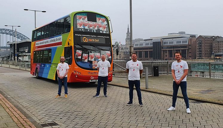 Go North East shows its support for World AIDS Day