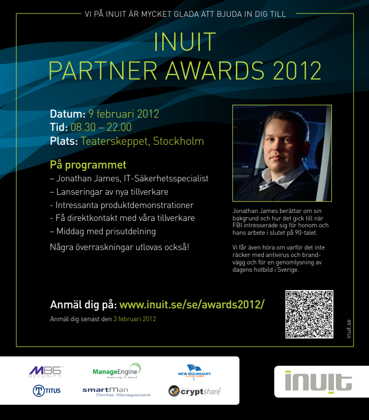 Inbjudan till Inuit Partner Awards 2012