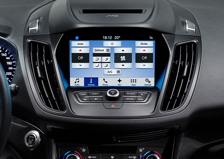 Ford lanserer  SYNC 3 i Europa