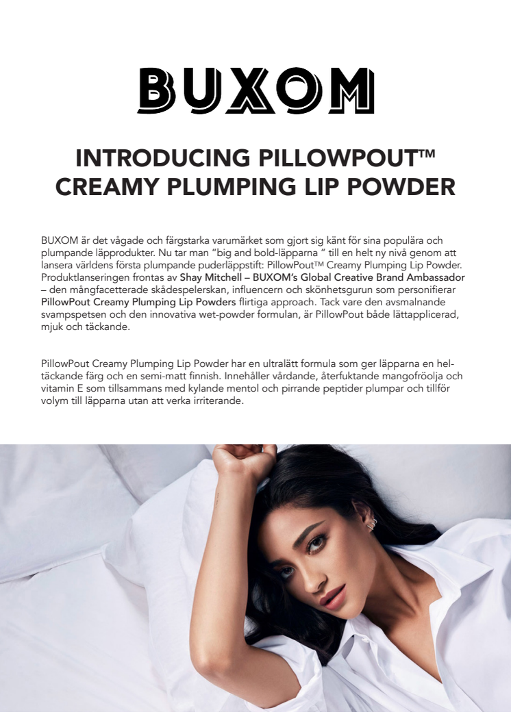 BUXOM  PillowPout Creamy Plumping Lip Powder