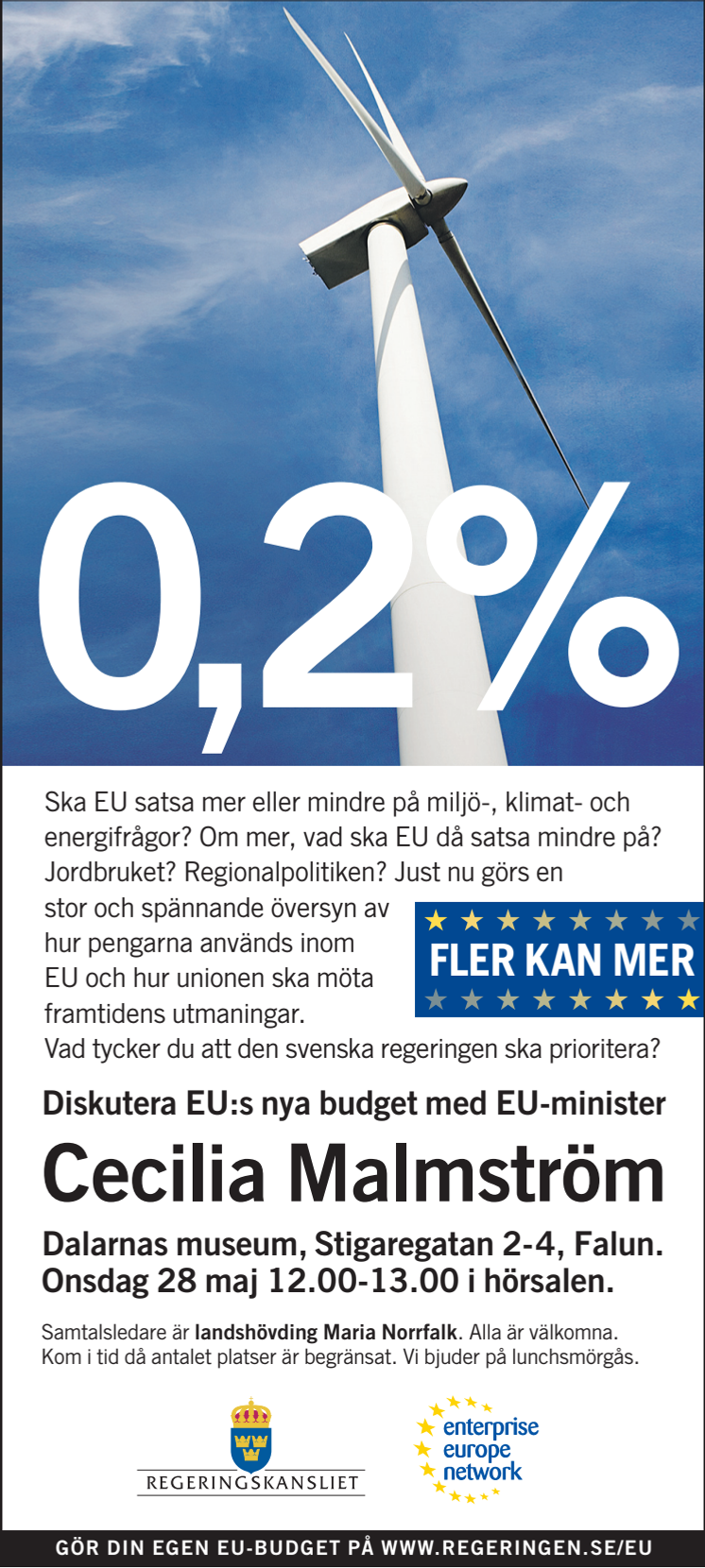 EU-minister till Falun