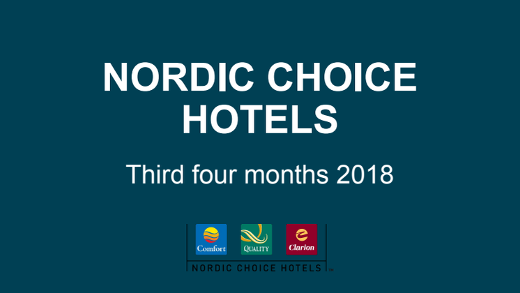 Nordic Choice Hotels Tertial Rapport 3