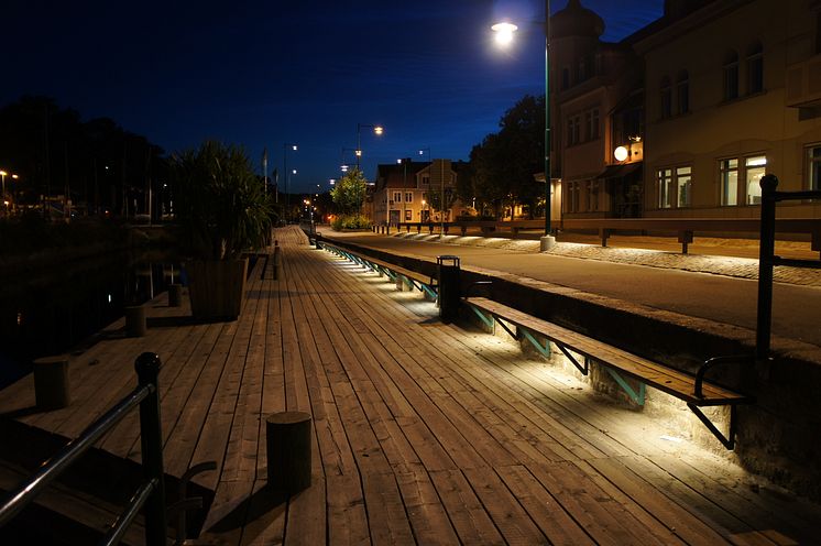 Effektbelysning vid Ronnebyån!