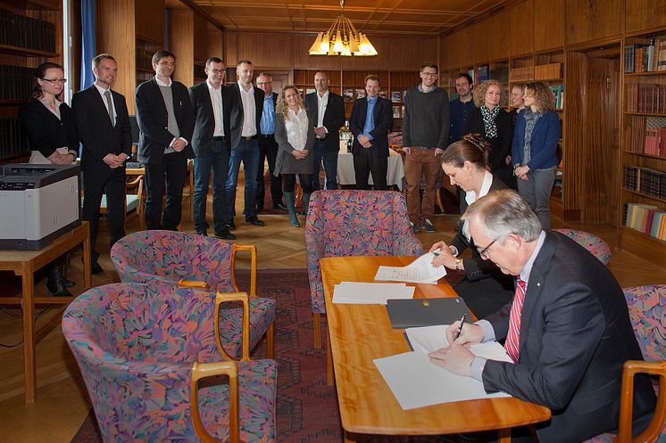 Underskrivelse af ESCO-aftale på Frederiksebrg Rådhus - ESCO teamet