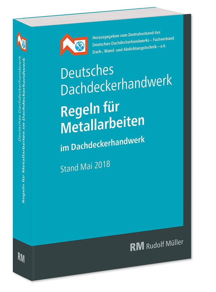 Deutsches Dachdeckerhandwerk - Regeln für Metallarbeiten im Dachdeckerhandwerk (3D/tif)