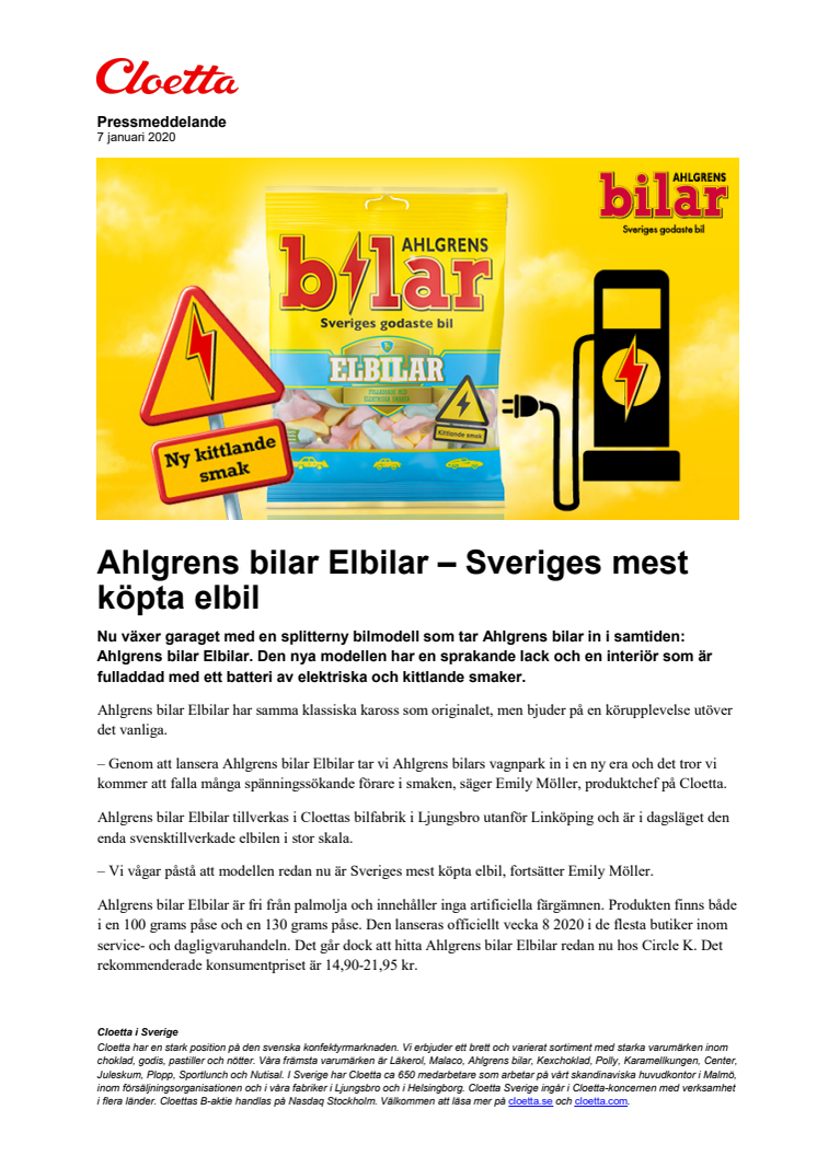 Ahlgrens bilar Elbilar – Sveriges mest köpta elbil