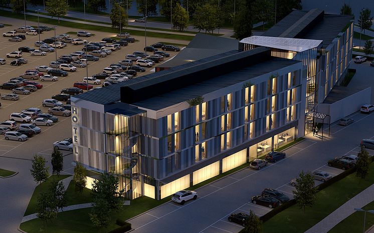 Arlandastad Holding AB och Frame Invest AB utvecklar nytt hotell vid Arlanda