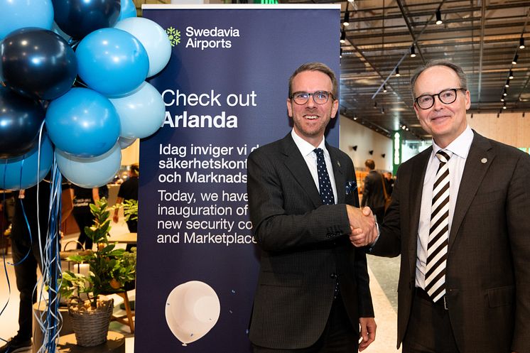 Invigning av Arlandas nya säkerhetskontroll och den nya Marknadsplatsen 10 oktober (4:5)
