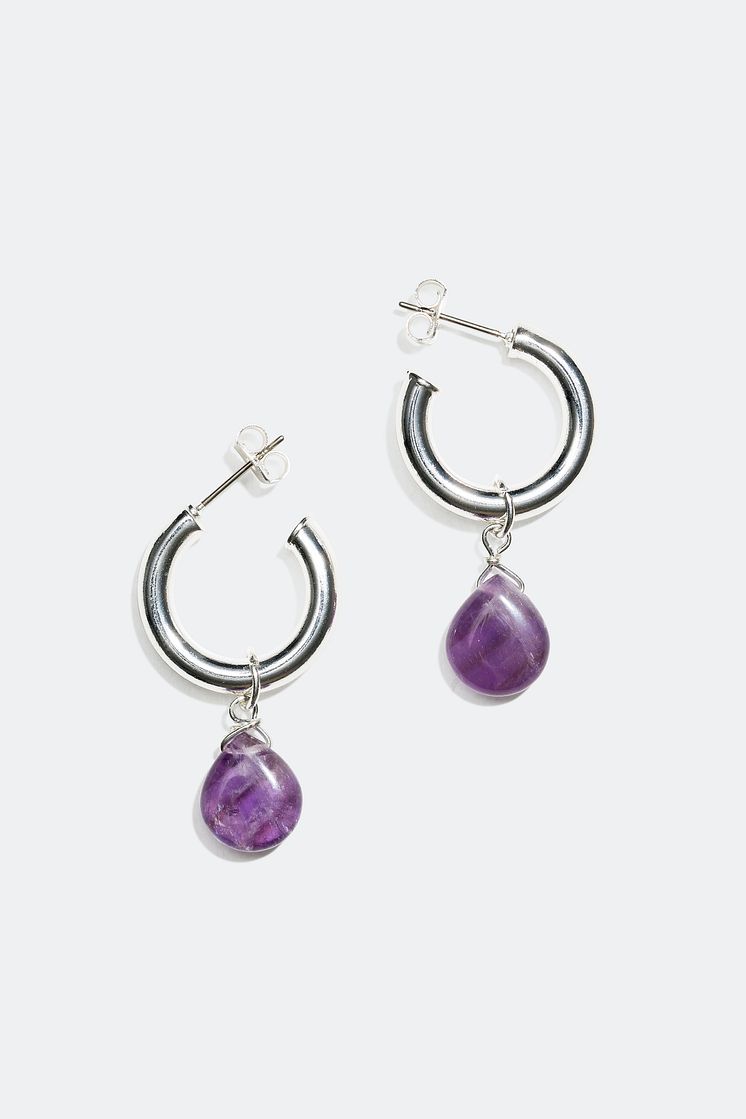 Earrings with semi precious stones - 149 kr