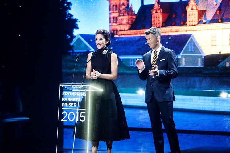 H.K.H. Kronprinsesse Mary og H.K.H. Kronprins Frederik til Kronprinsparrets Priser 2015