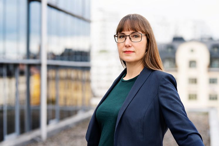 Johanna Ode, bostadspolitisk expert och verksamhetsutvecklare på Riksbyggen.