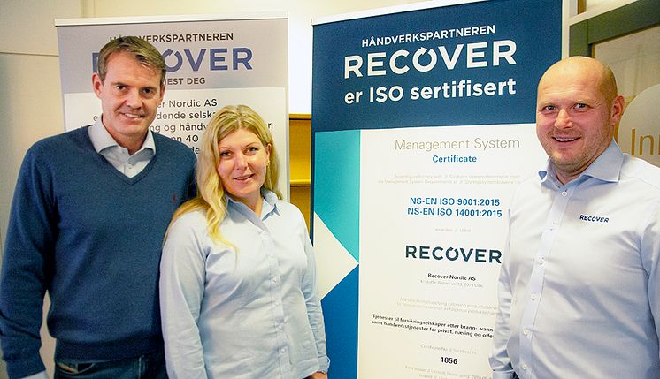 Recover ISO-sertifisert