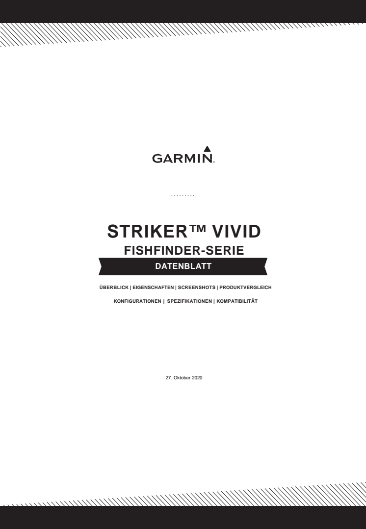 Datenblatt Garmin STRIKER Vivid Fishfinder Serie
