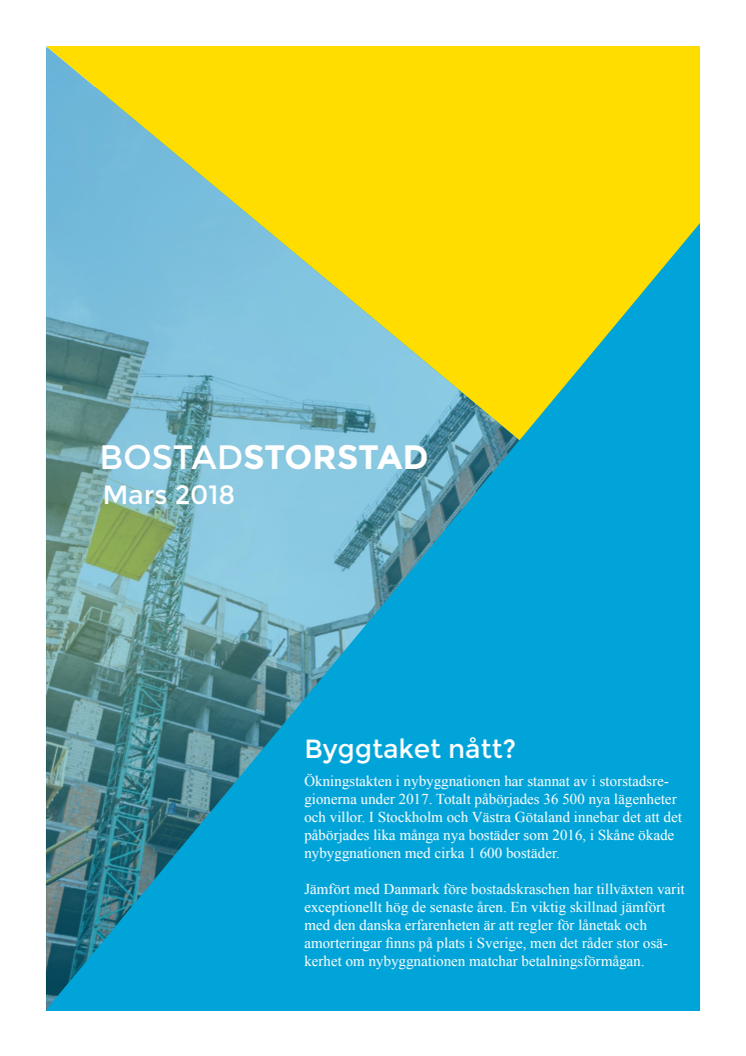 BostadStorstad - Mars 2018