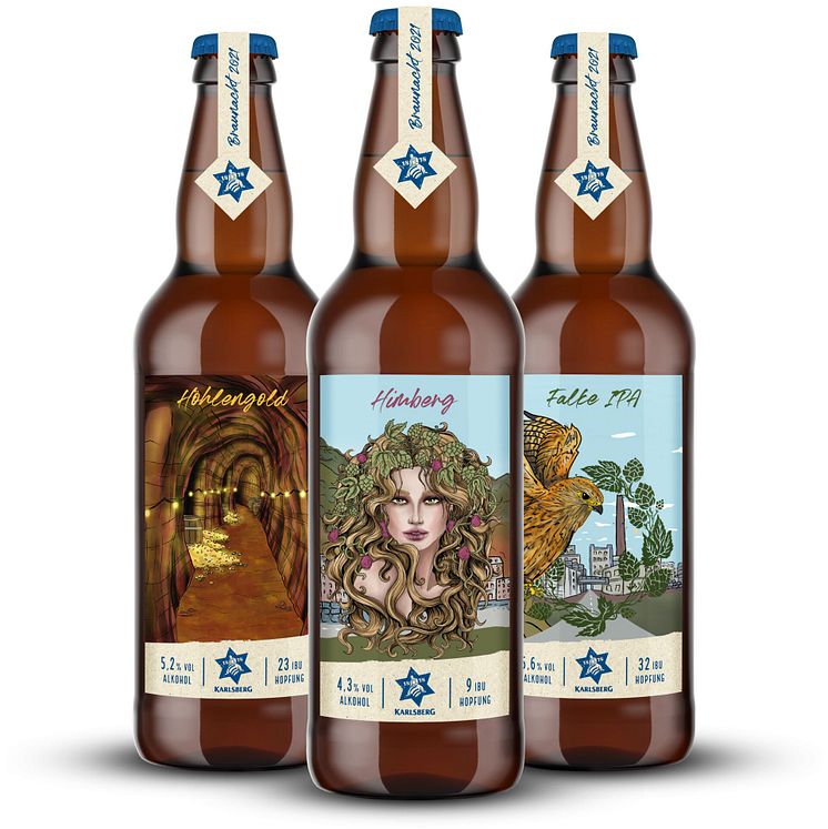 Digitale Braunacht 2021: drei besondere Biere.