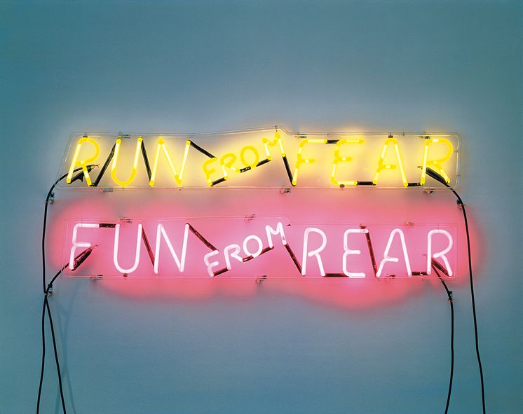 Bruce Nauman, Run from Fear, Fun from Rear, 1972. Astrup Fearnley Collection. © Bruce Nauman.