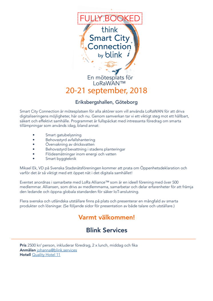 Smart City Connection 20-21 september 