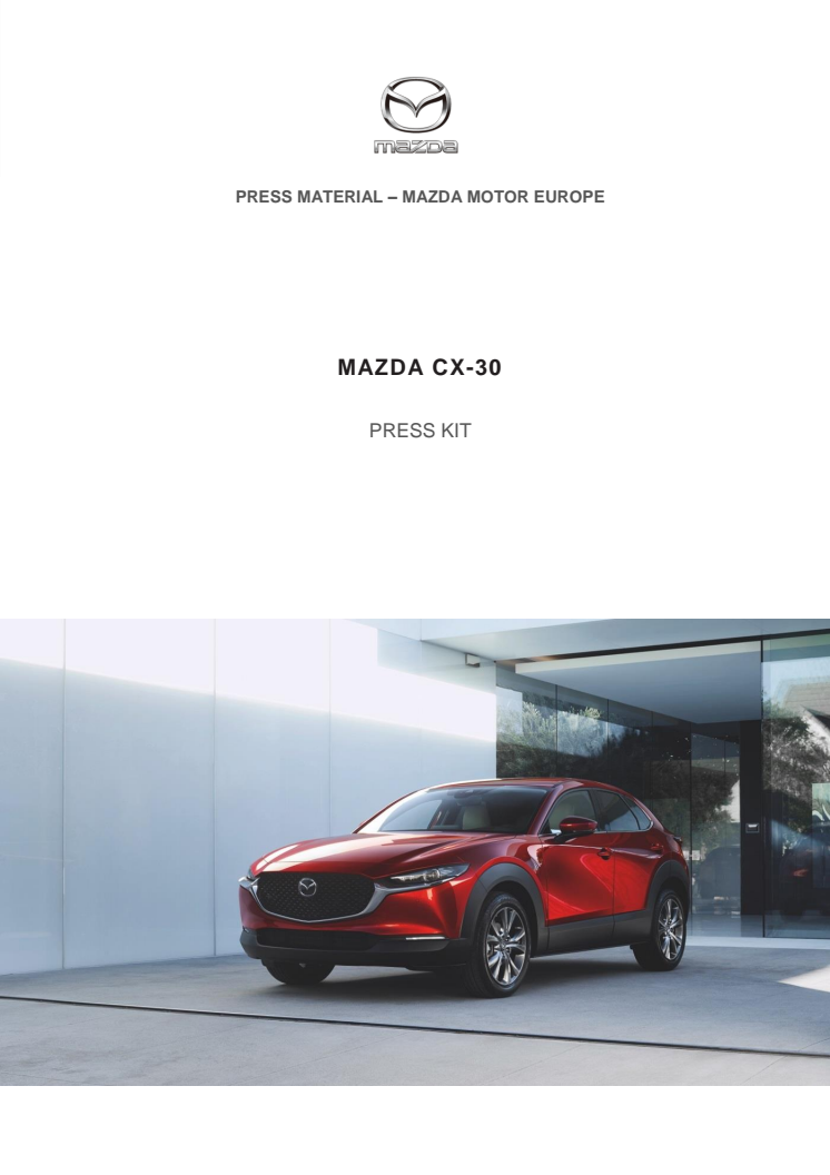Pressekit Mazda CX-30