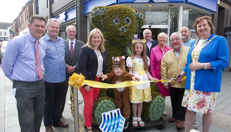 Three Budding Bears arrive in Ballymena to delight shoppers and visitors 